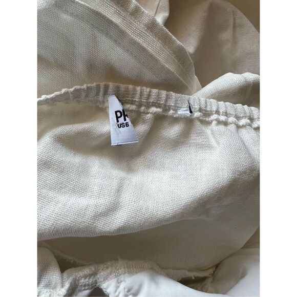 Princess Polly LINCOLN MAXI DRESS WHITE Linen Nwot Size 6 - Picture 7 of 11